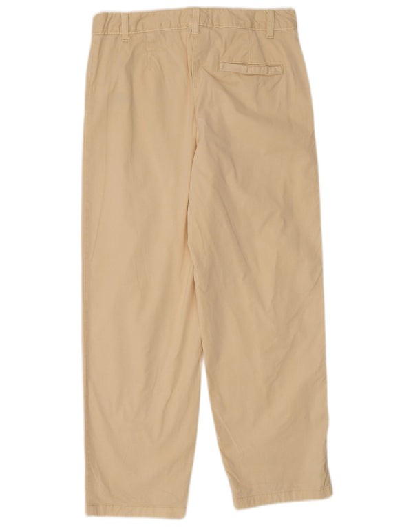 Marks & Spencer Pantalon chino droit pour femme UK 12 Medium W30 L27 Beige