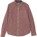 Fat Face Chemise Homme Petit Vichy Rouge Coton