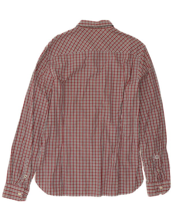 Timberland Chemise Homme Grand Carreau Rouge Coton