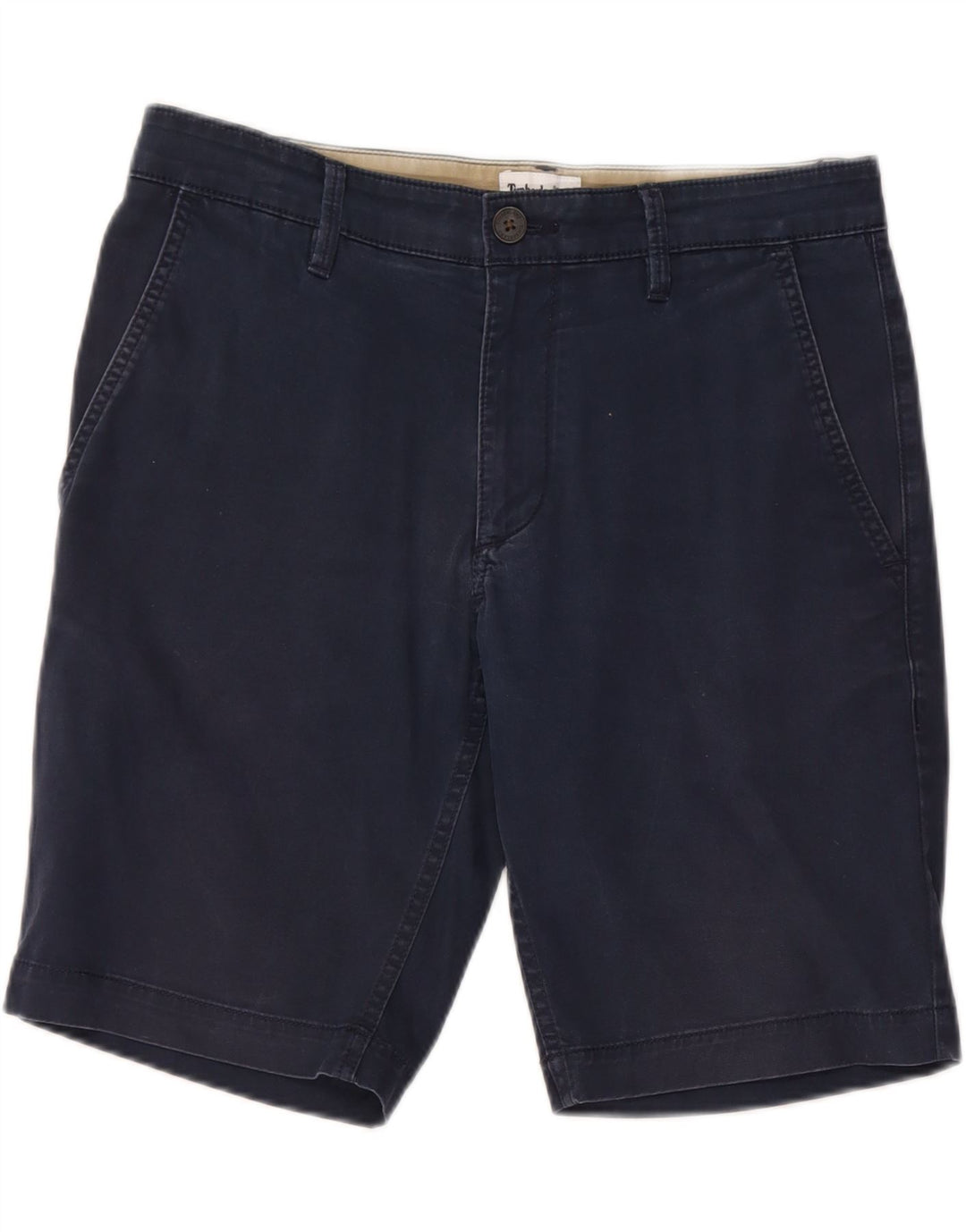 TIMBERLAND Short Chino Homme W32 Bleu Marine Moyen Coton