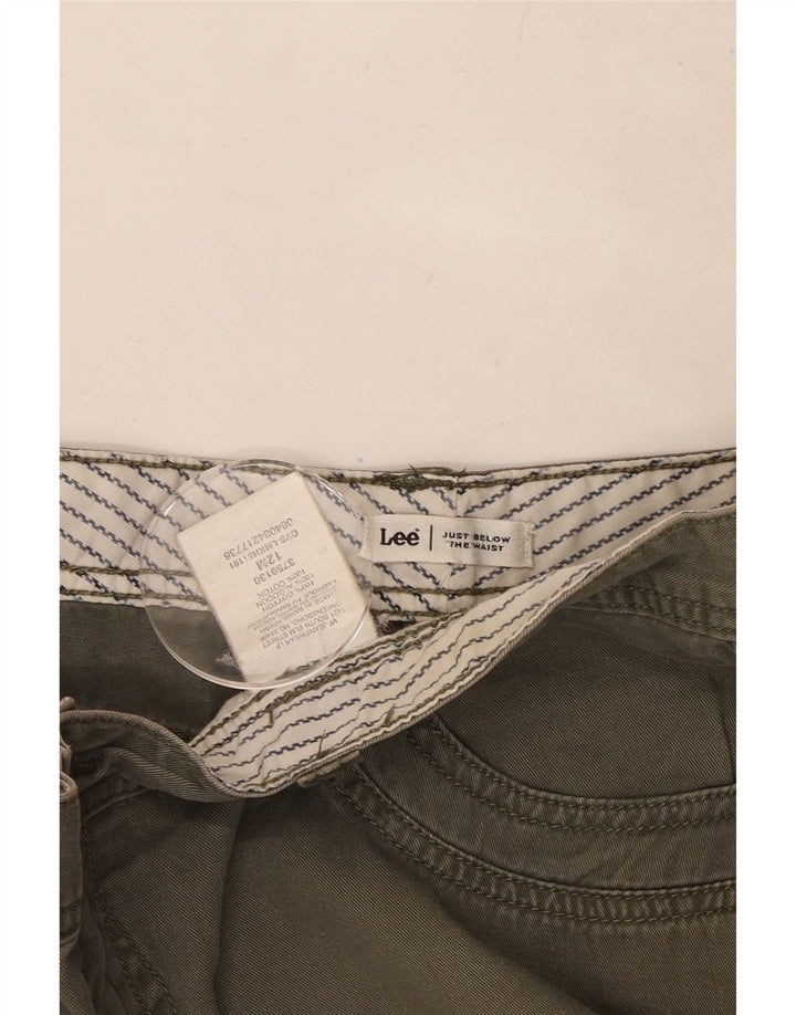 LEE Short cargo pour femme US 12 Large W32 Coton kaki