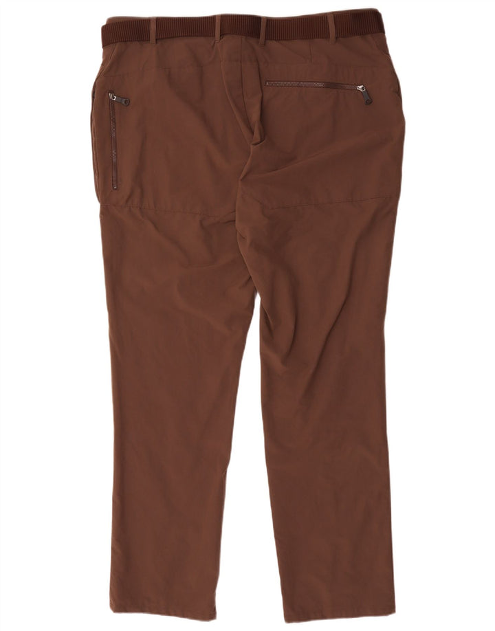 Rohan Pantalon décontracté droit pour homme W40 L31 Marron Polychlorure