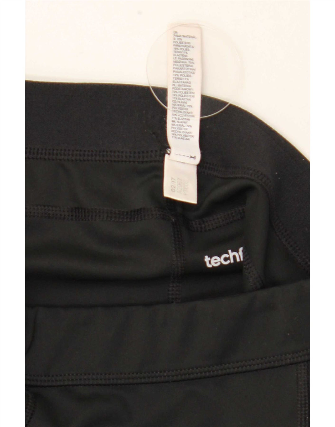 Adidas Climalite Leggings UK 12/14 Medium Noir Polyester