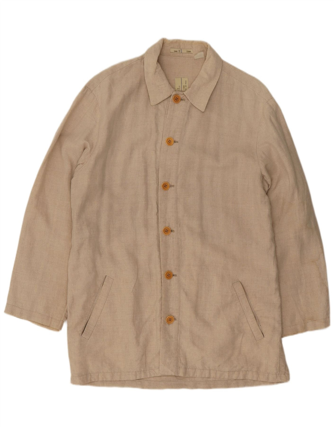 Zara Manteau Homme UK 40 Large Beige