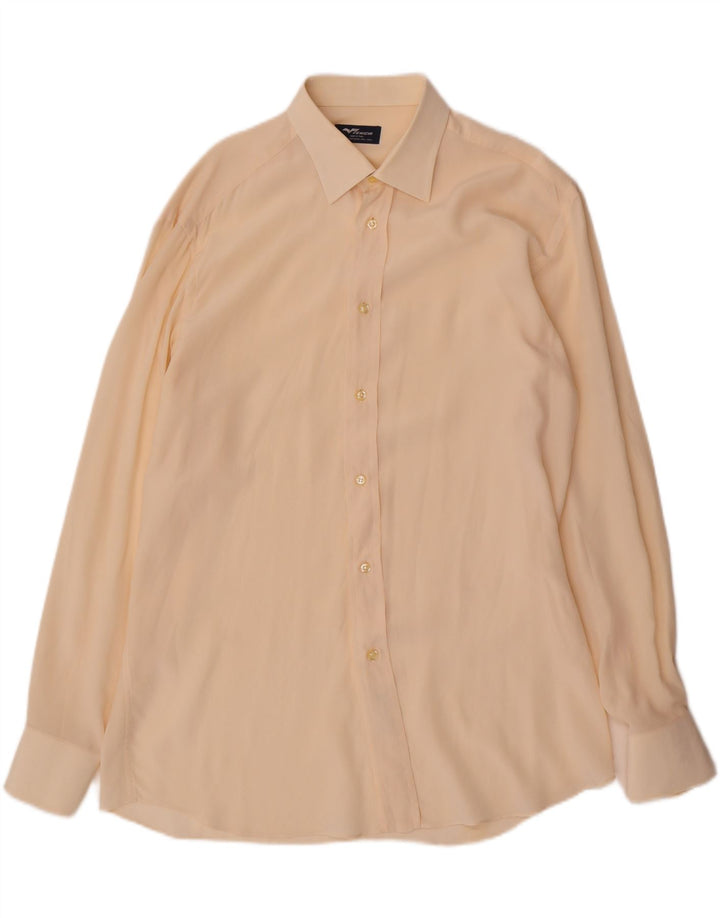 Fenicia Chemise Homme Taille 39 15 1/2 Moyen Off White