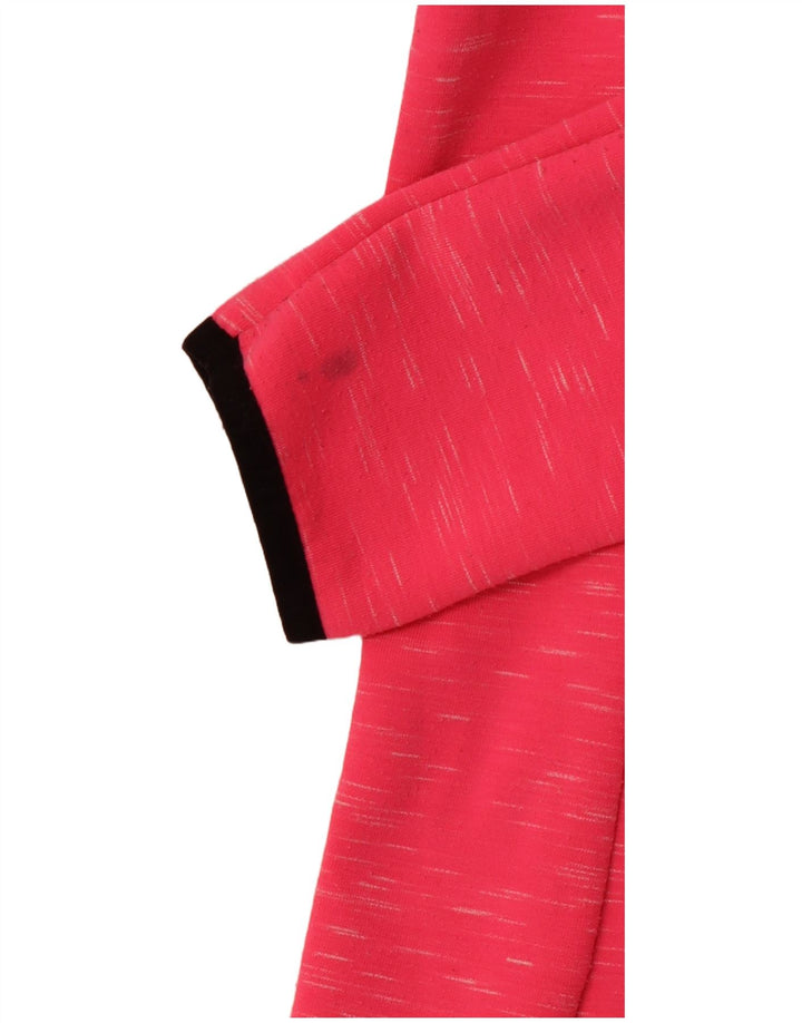 SUPERDRY Pull à capuche zippé graphique pour femme UK 10 Petit Rose Moucheté