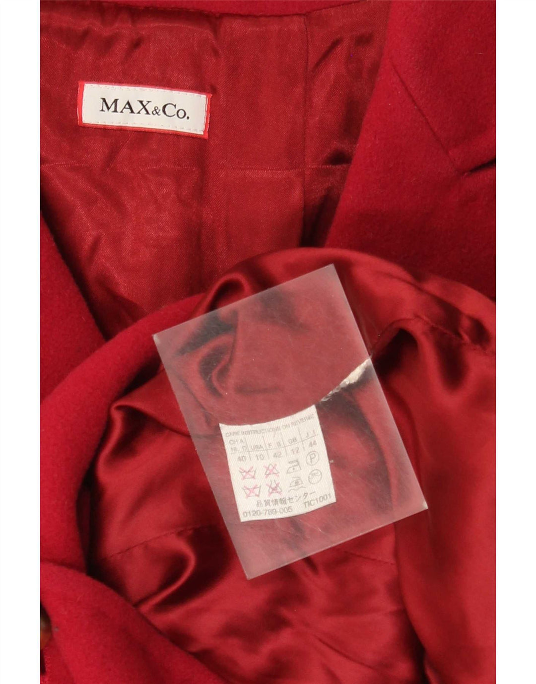 Max & Co. Pardessus pour femme UK 12 Rouge moyen