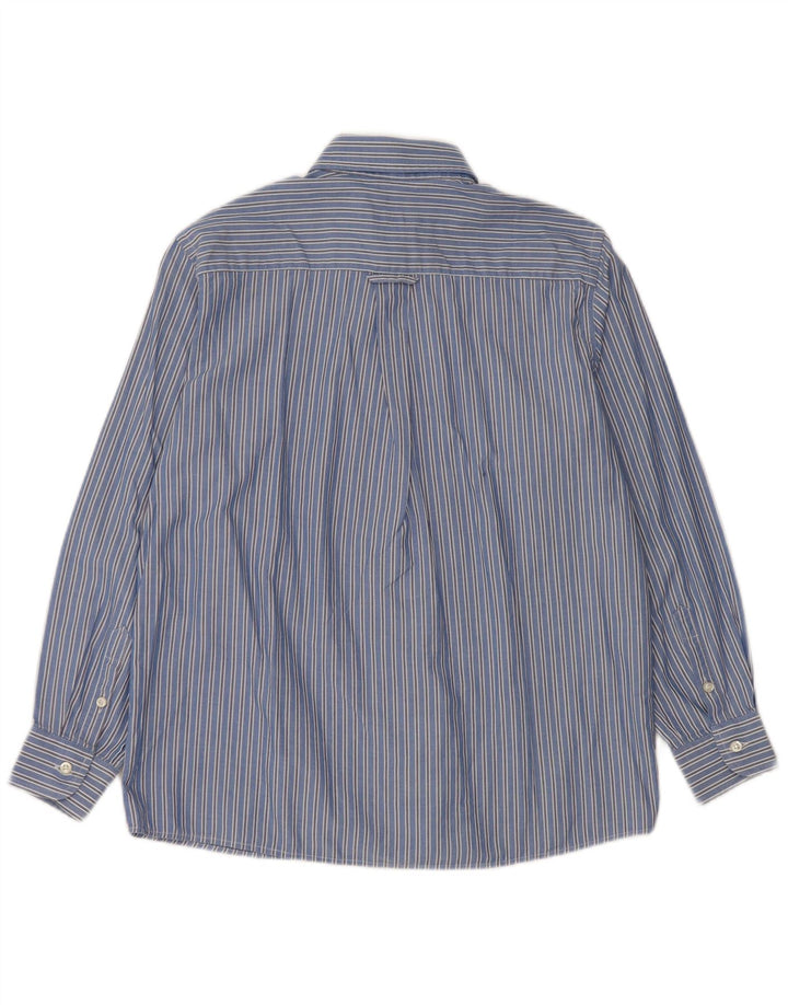 Fred Perry Chemise garçon 9-10 ans Bleu à fines rayures en coton