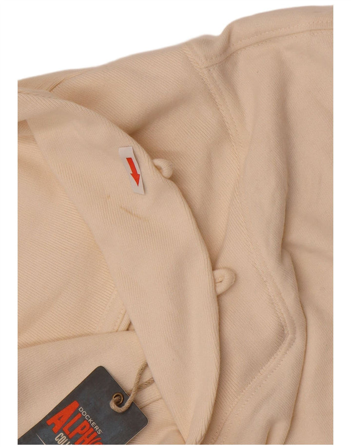 Dockers Sweatshirt Jumper XL Coton Blanc Cassé Homme