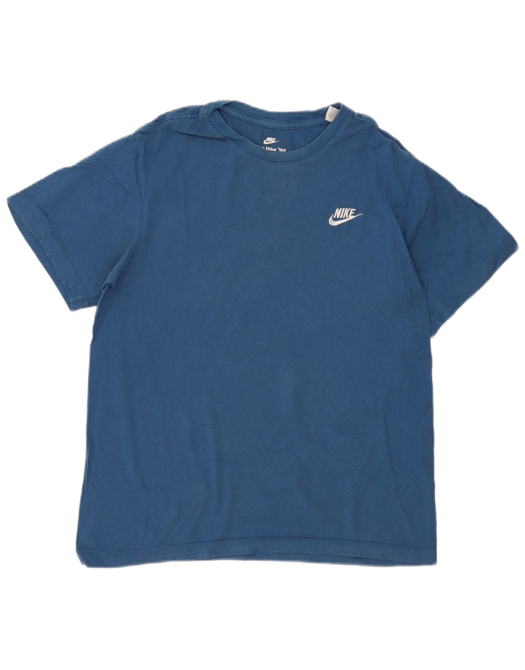 Nike Hommes The Tee T-Shirt Haut Petit Bleu Coton