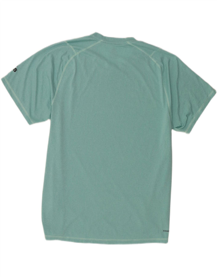 Adidas Homme Aeroready T-Shirt Top XL Turquoise Polyester
