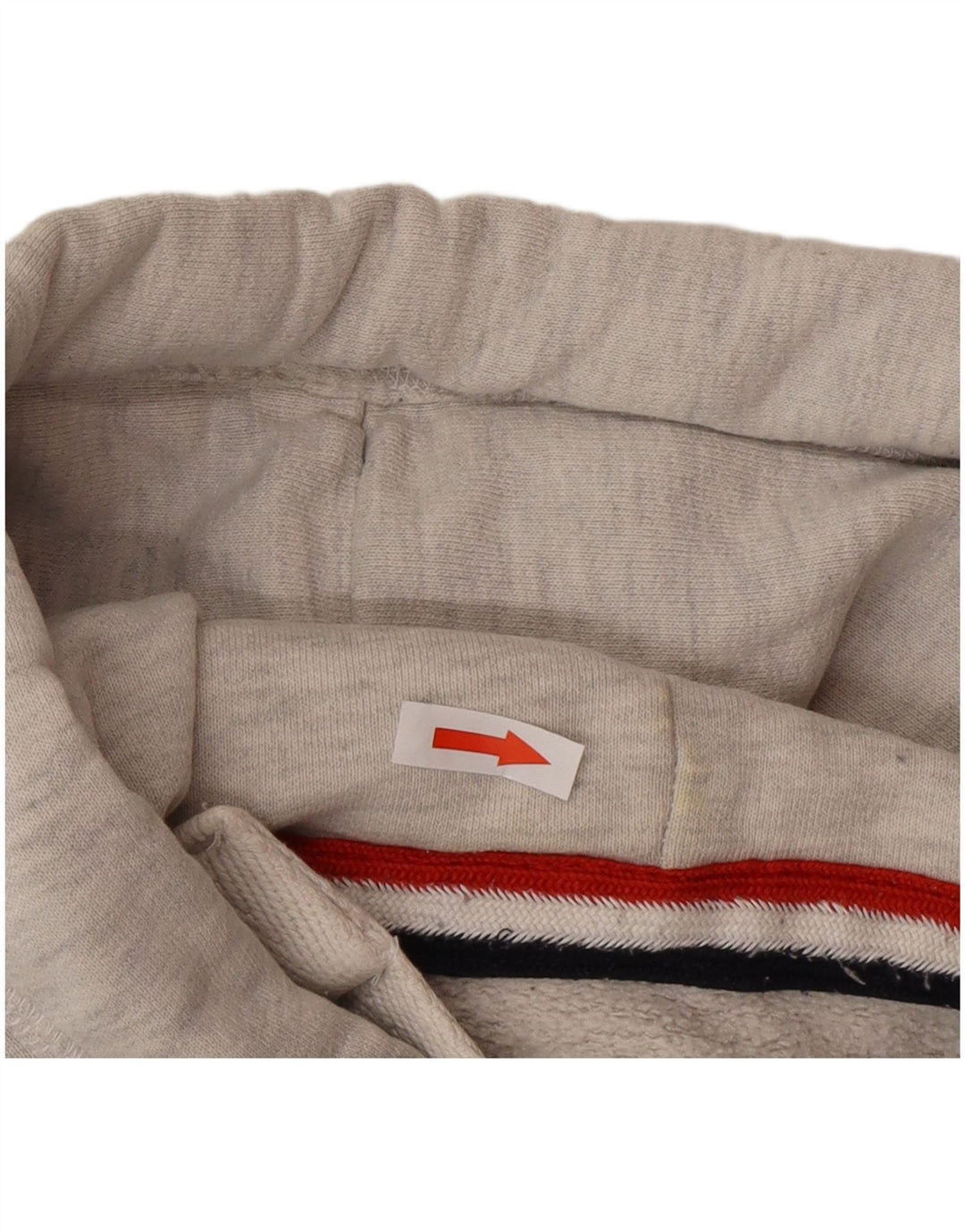 Superdry Pull à capuche zippé graphique pour femme UK 14 Coton gris moyen