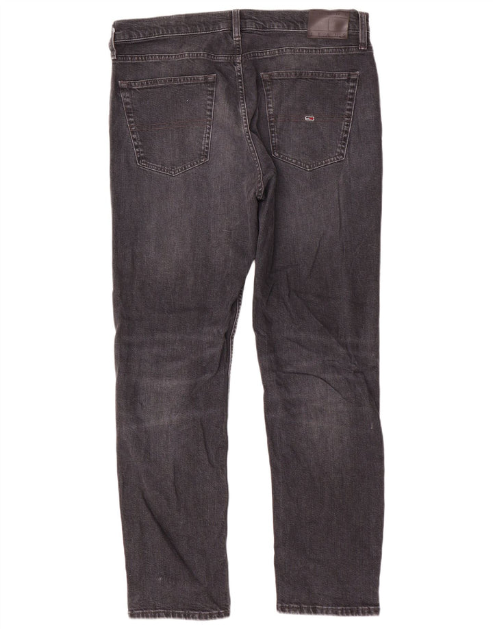 Tommy Hilfiger Jean droit Ryan homme W32 L30 gris coton