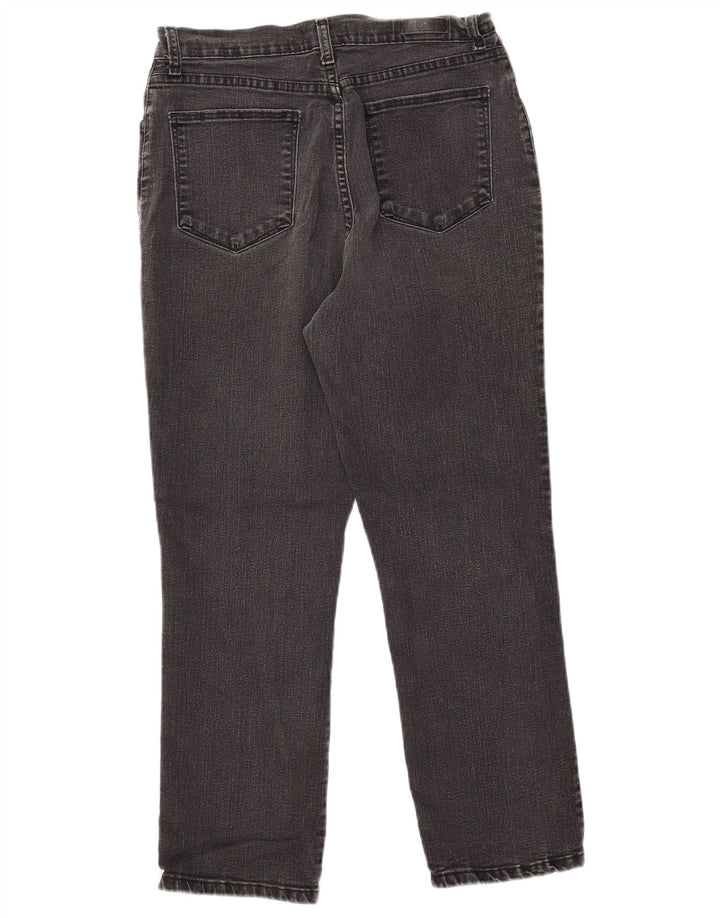 LEE Jean droit pour femme Petite US 8 Medium W30 L27 Noir Coton