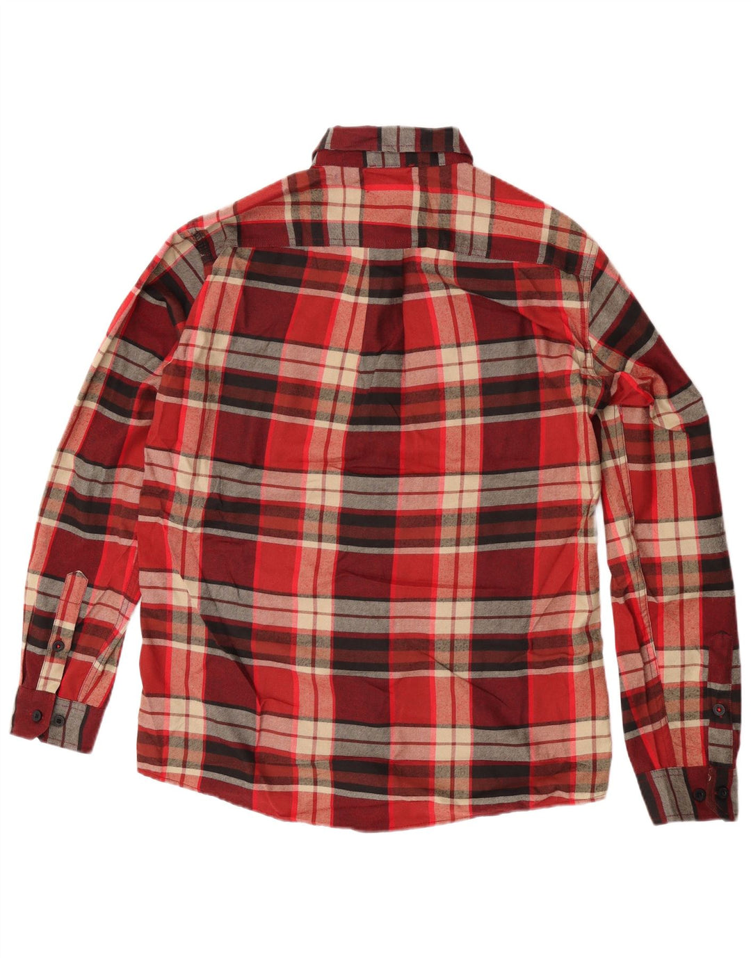 Eddie Bauer Chemise en flanelle à carreaux pour homme, coupe classique, rouge moyen
