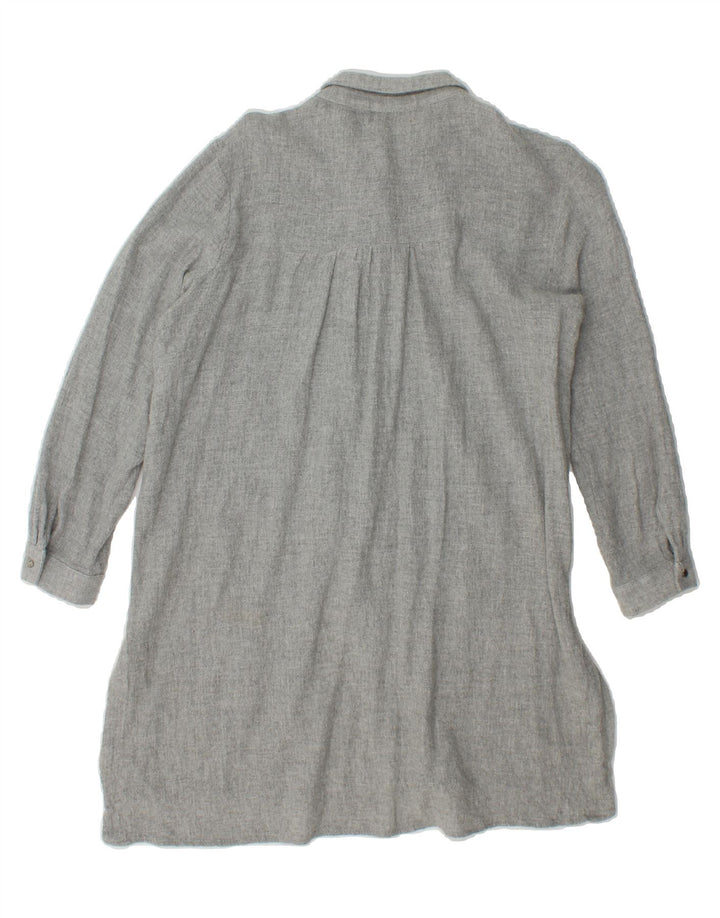 ZARA Womens Shirt Dress UK 14 Medium Grey Vintage Zara and Second-Hand Zara from Messina Hembry 