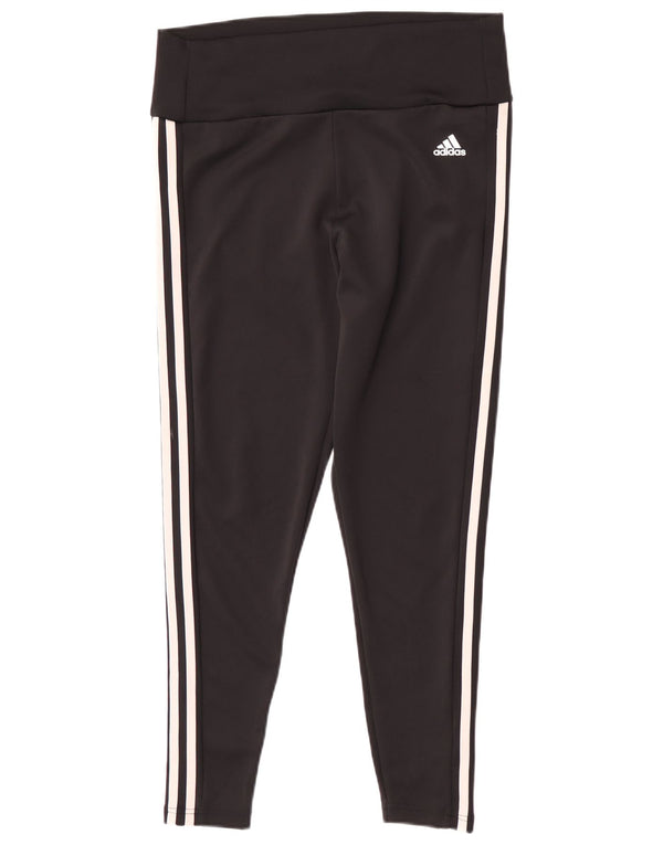 Adidas Leggings Aeroready pour femme UK 16/18 Large Noir Polyester
