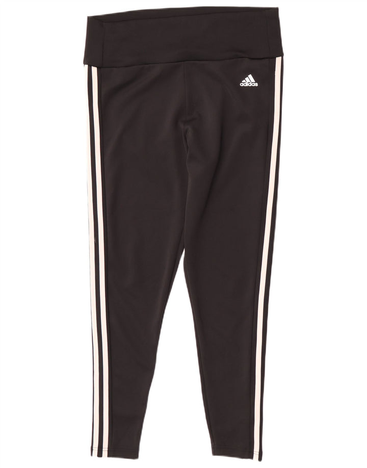 Adidas Leggings Aeroready pour femme UK 16/18 Large Noir Polyester