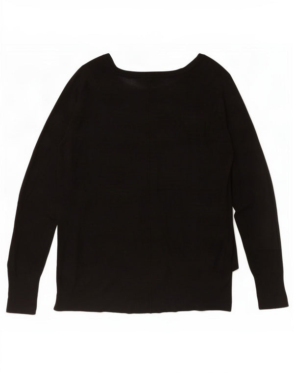 Zara Pull col bateau pour femme UK 16 Large Noir