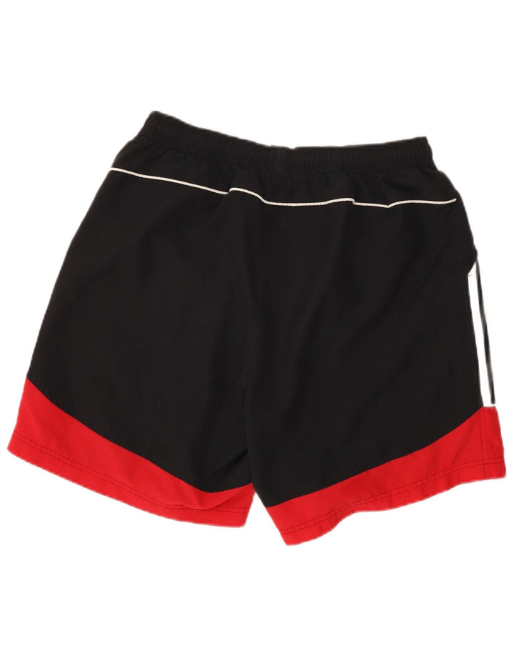 Adidas Short de sport pour homme en polyester color block noir moyen