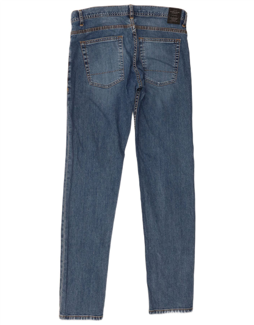 Zara Jean Slim Homme EU 40 Moyen W31 L32 Bleu Coton