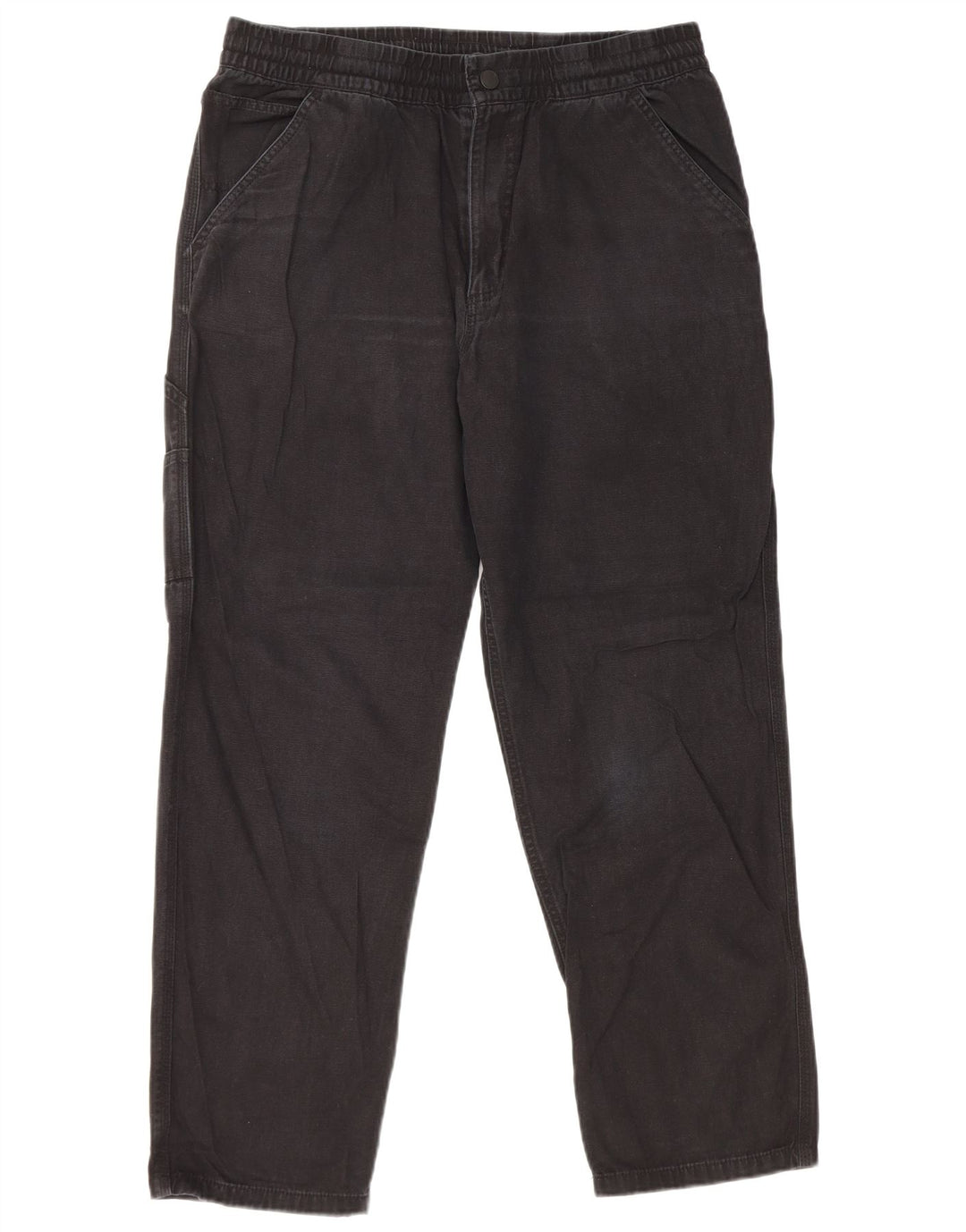 Vans Pantalon cargo droit pour homme Medium W32 L28 Noir Coton