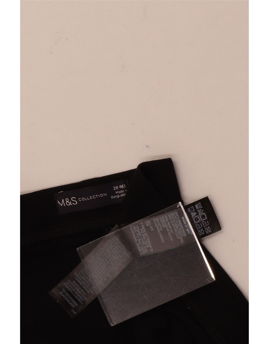 Marks & Spencer Leggings Femme UK 20 2XL Coton Noir
