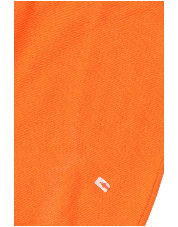 Champion Sweat-shirt à col zippé pour homme Grand coton orange