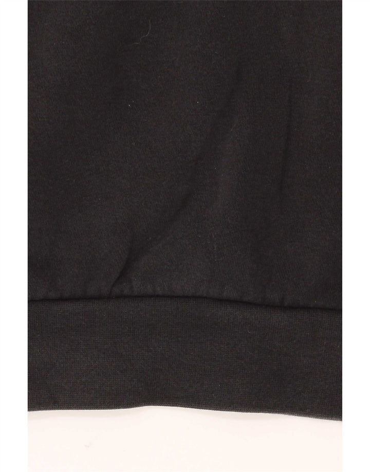 Adidas Sweat-shirt graphique pour homme Petit coton noir