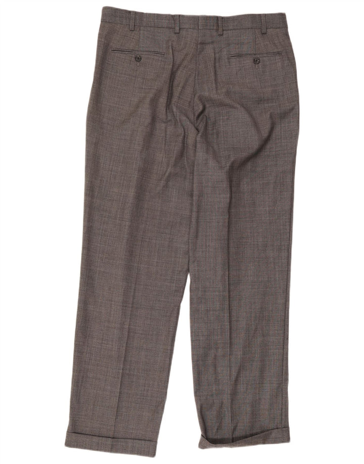 Chaps Pantalon de costume pour homme W34 L31 Gris
