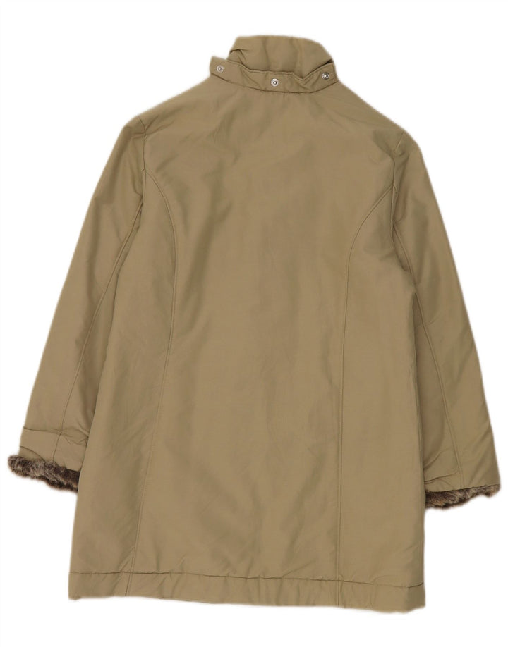 Invicta Veste matelassée à manches 3/4 pour femme UK 8 Small Beige Coton