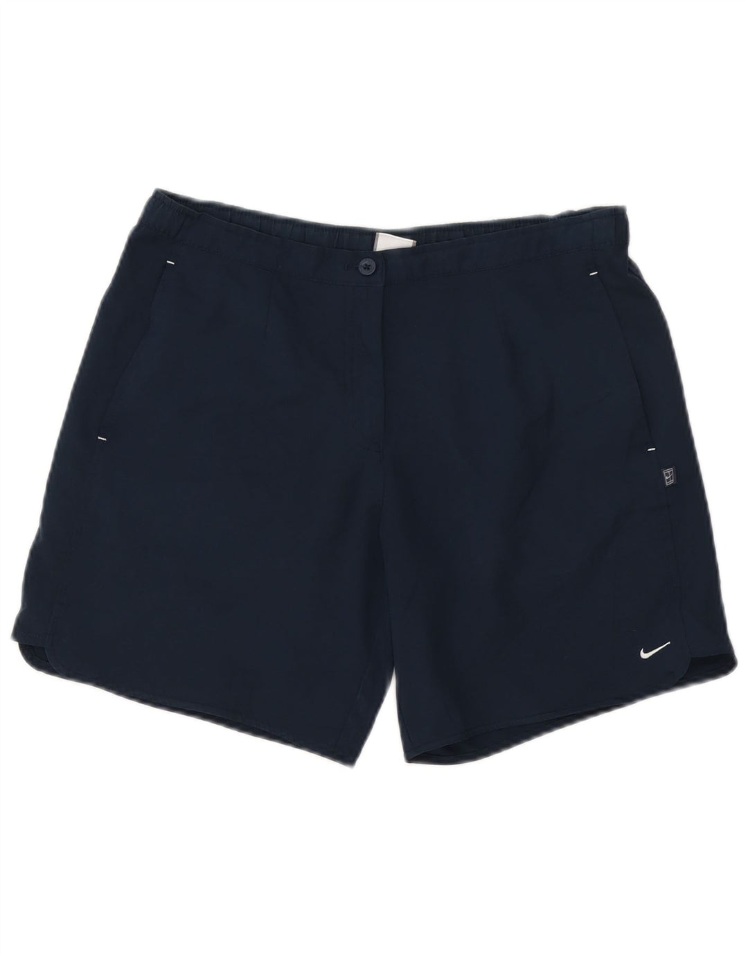 Nike Short décontracté pour femme Petit W27 Bleu marine Polyester