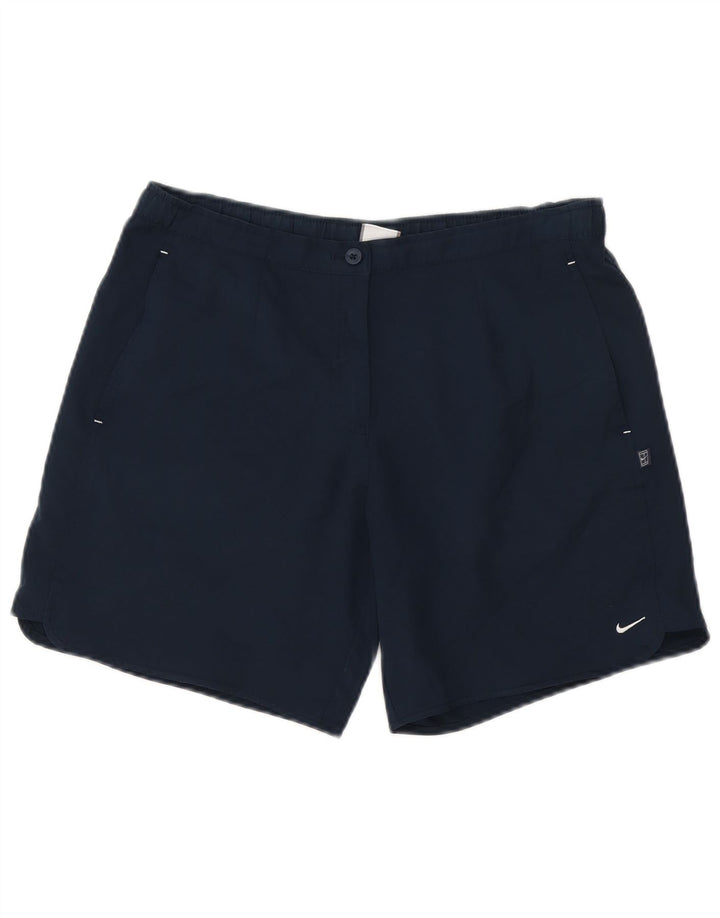 Nike Short décontracté pour femme Petit W27 Bleu marine Polyester