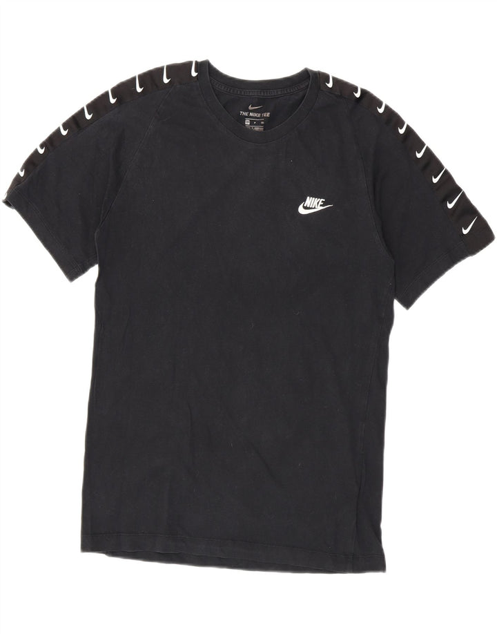 Nike T-shirt graphique pour homme en coton noir Taille S