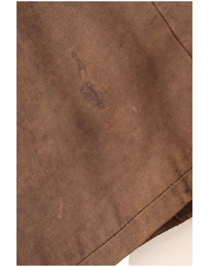 PIERCE ARROW Manteau en cuir pour homme EU 54 2XL Marron