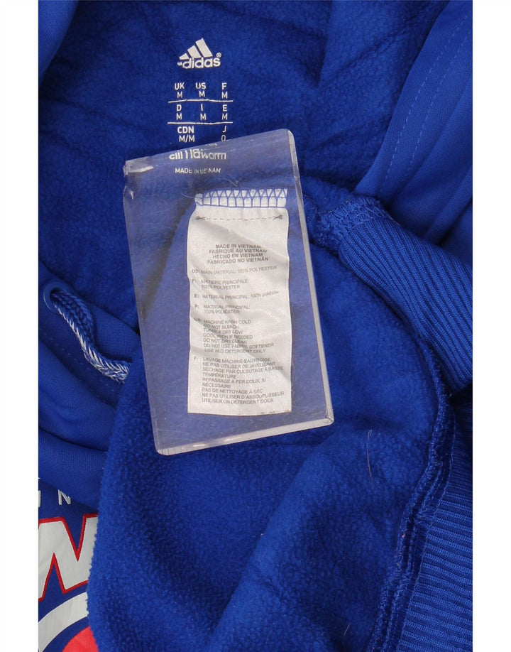 Adidas Pull à capuche Panthers Graphic pour homme en polyester bleu moyen