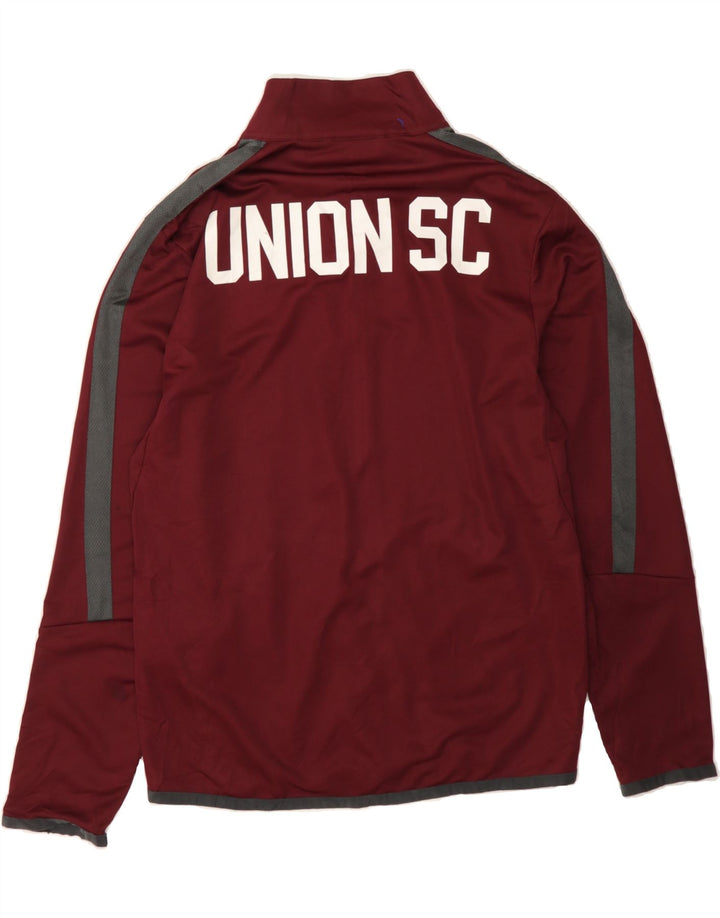 NIKE Mens Graphic Tracksuit Top Jacket Small Burgundy Polyester Vintage Nike and Second-Hand Nike from Messina Hembry 