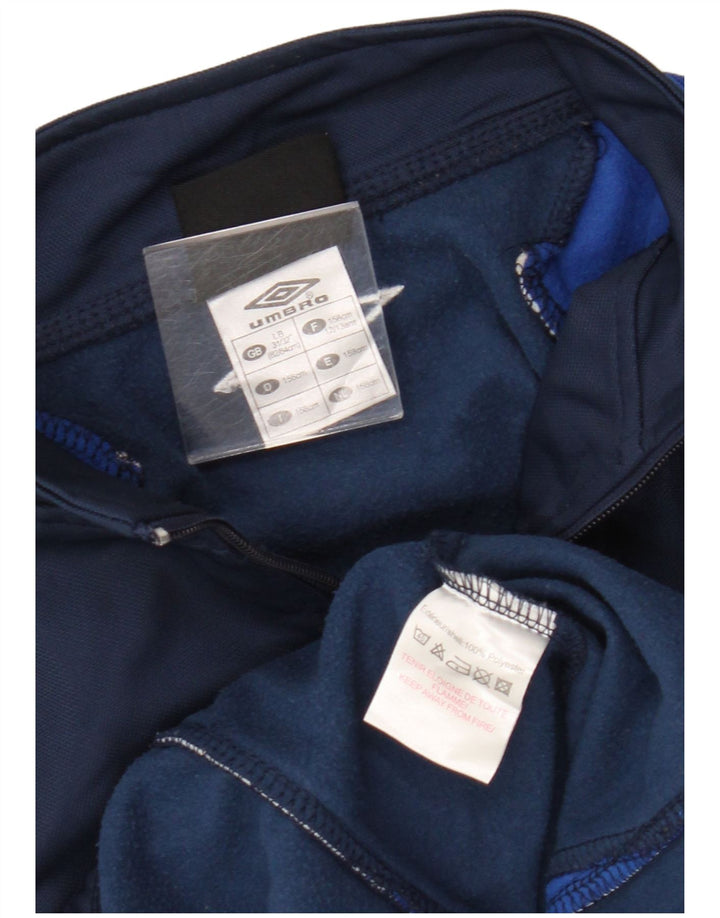 Umbro Sweat-shirt graphique pour garçon 12-13 ans Bleu marine Taille L