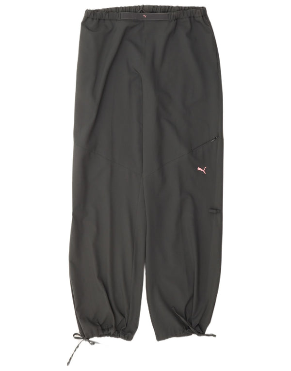 Puma Pantalon de survêtement coupe ample pour femme UK 14 Large Gris Polyester