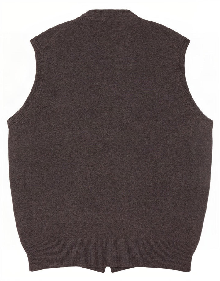 Munrospun Débardeur pour homme EU 52 Grande laine grise