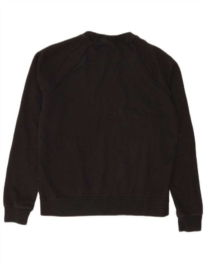 Nike Sweat-shirt surdimensionné pour femme UK 10 Petit coton noir