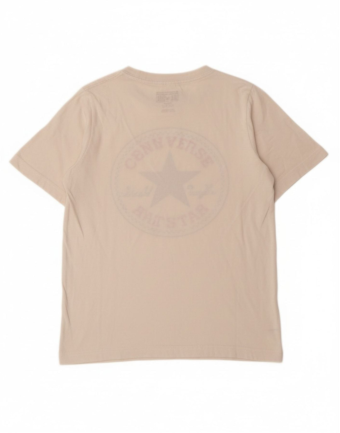 CONVERSE T-Shirt Graphique Garçon 10-11 ans Coton Blanc Moyen