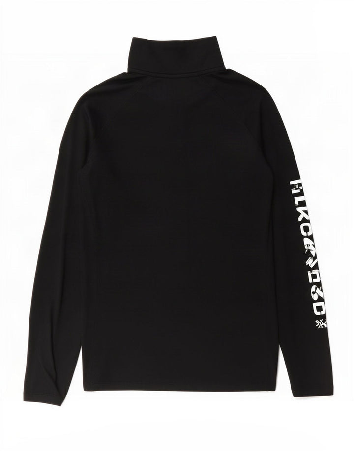 Under Armour Haut de survêtement graphique pour femme UK 12 Noir moyen