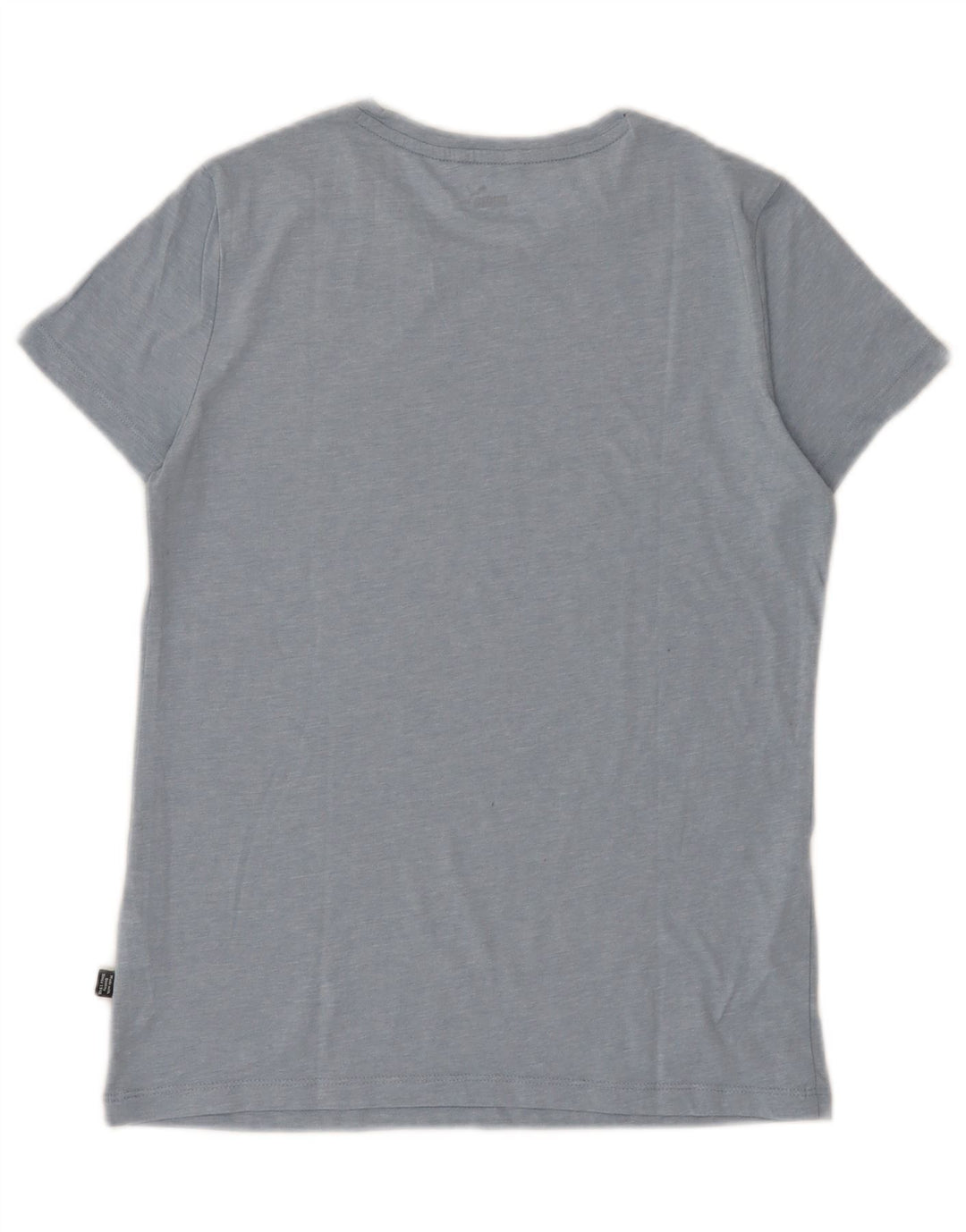 Puma T-shirt graphique pour femme UK 10 Small Bleu moucheté Polyester