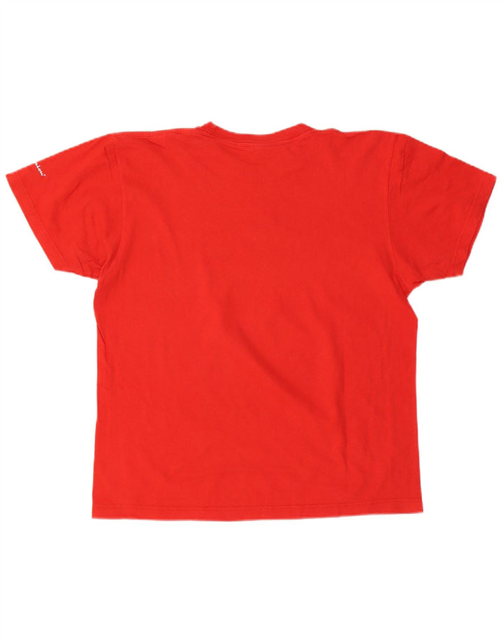 CHAMPION T-Shirt Homme Haut Large Rouge Coton