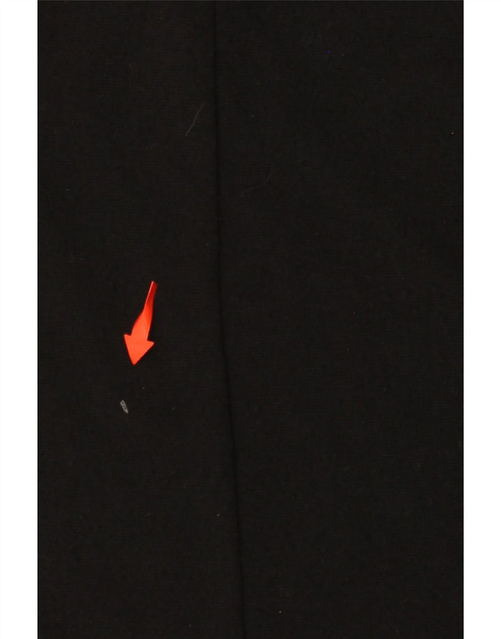 Robe t-shirt surdimensionnée pour femmes ZARA UK 14 Polyester noir moyen