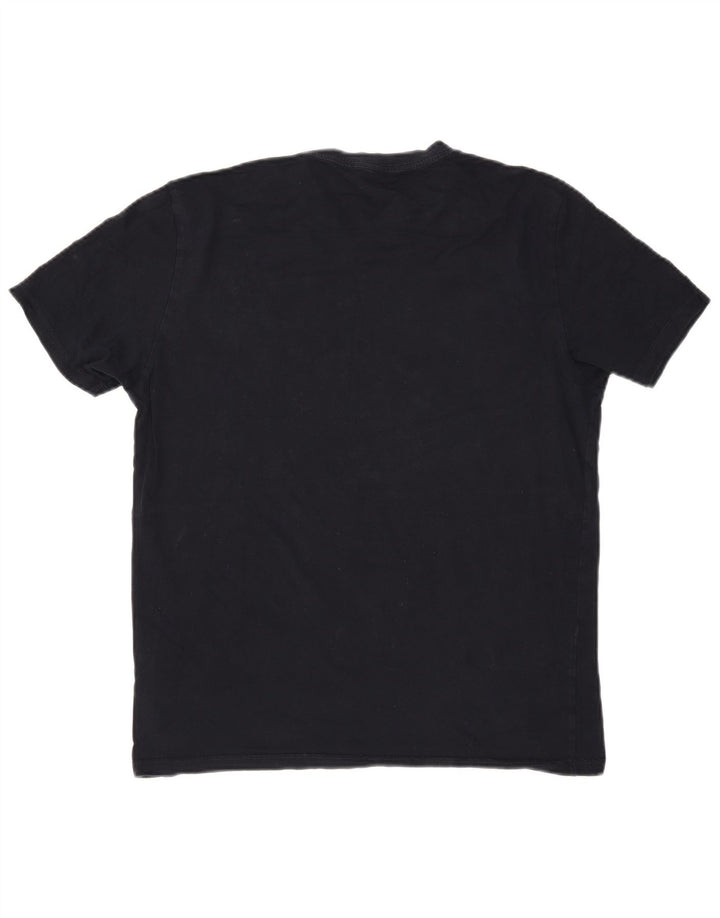 REISS T-Shirt Femme Top UK 16 Large Bleu Marine Coton