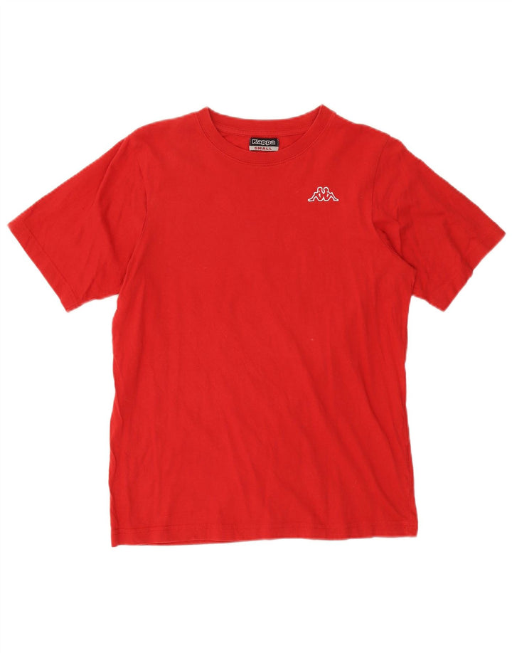Kappa Homme T-Shirt Top Petit Rouge Coton