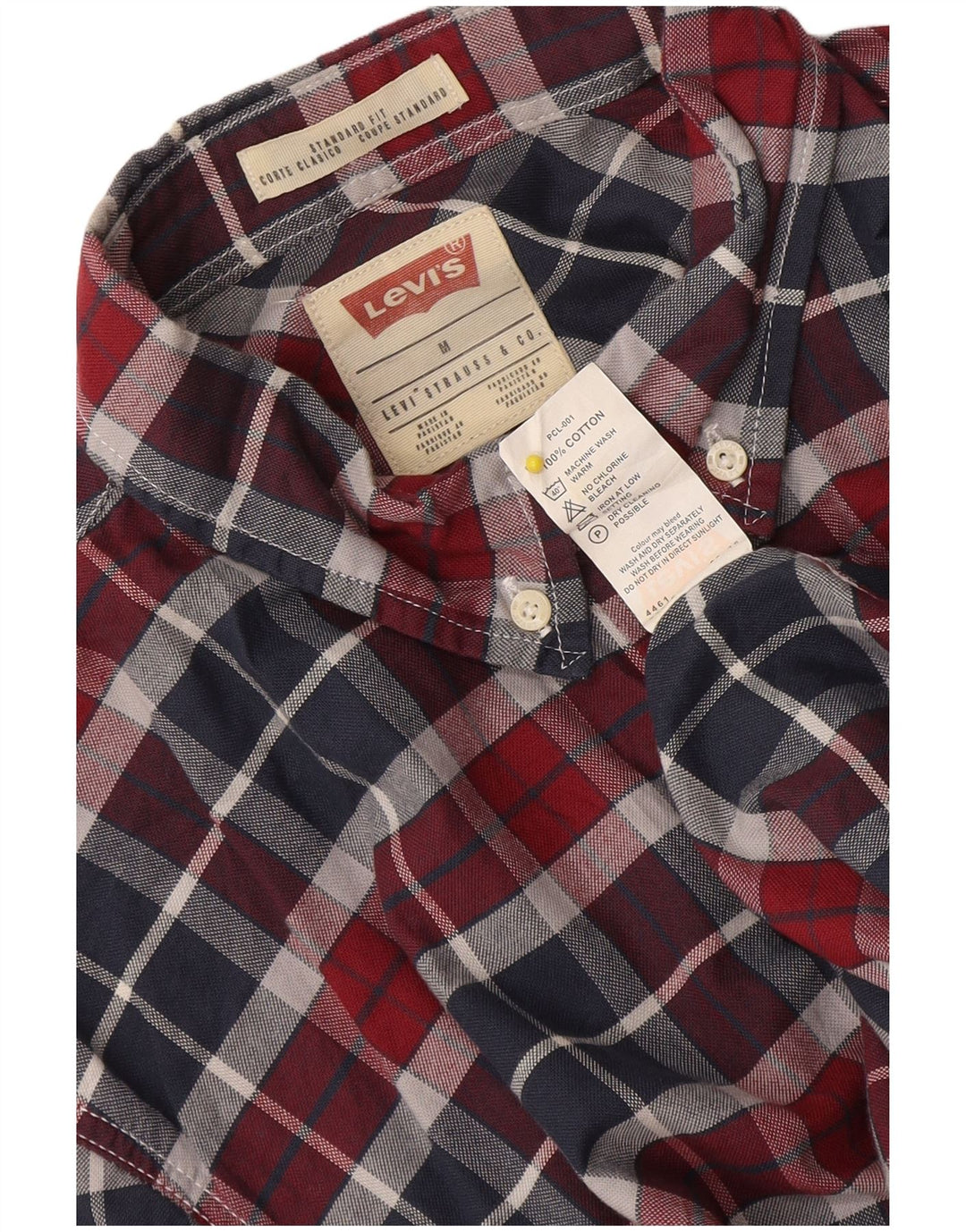 Levi's Chemise Standard Fit Homme Multicolore Carreaux Coton