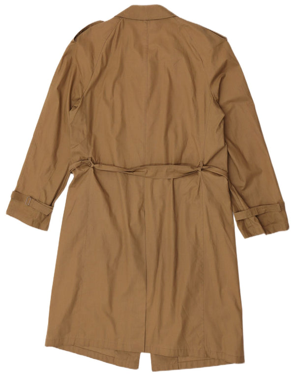 vintage Mens Trench Coat EU 46 Petit Brun